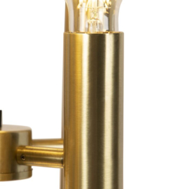Qazqa  hanglamp Tubi, 12-lichts goud
