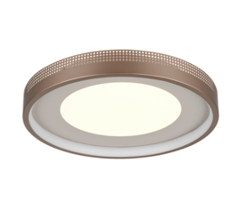 Trio lighting plafondlamp Solea led, mat bruin