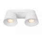 Lucide plafondspot Trigono led, 2-lichts wit incl led