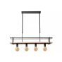 Lucide hanglamp Milonga, 4-lichts zwart