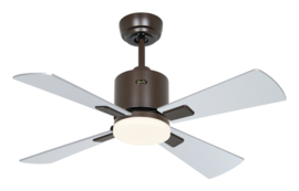 Casafan Plafondventilator  ECO NEO III 92 Bronze - Wenge/Silver WiFi met led