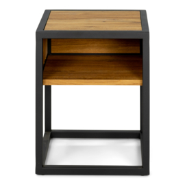 Spinder design DIVA ONE-NIGHTSTAND nachtkastje, naturel zwart