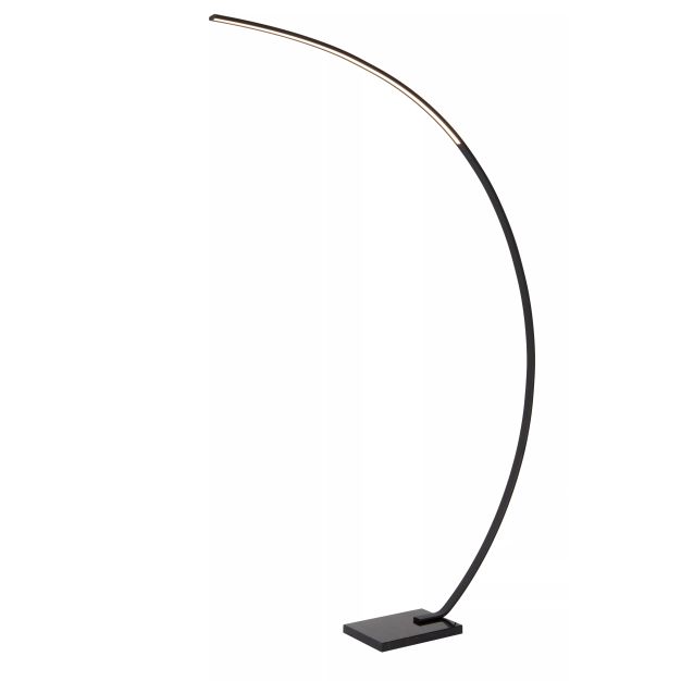 Lucide vloerlamp Curve led, zwart