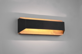 Trio lighting wandlamp Arino led, mat zwart incl. switch dimmer