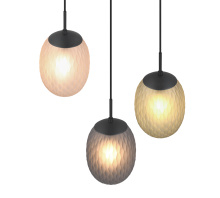 Trio lighting hanglamp Facette, 3-lichts rond