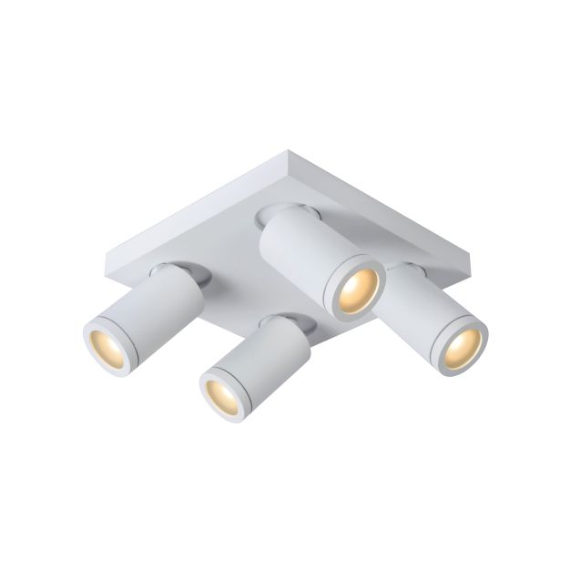 Lucide plafondspot Taylor led, 4-lichts wit IP44