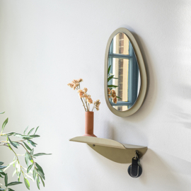 Spinder design  x Eva VAN DE VEN - PIPA TOP spiegel, champagne