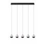 Lucide hanglamp Sentubal led, 5-lichts zwart 95 cm
