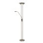 Lucide vloerlamp Champion led, mat chroom