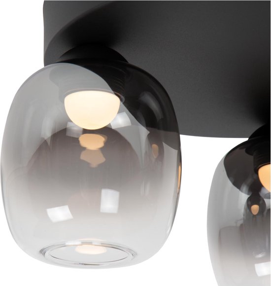 Lucide plafondlamp Taminoo led, 3-lichts zwart