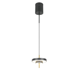 Trio lighting hanglamp Keaton led, zwart