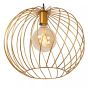 Lucide hanglamp Danza, mat goud-messing 40 cm
