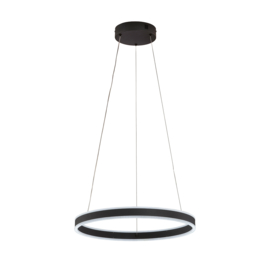 Fischer&honsel hanglamp Sirko led, zwart incl afstandsbediening 50 cm