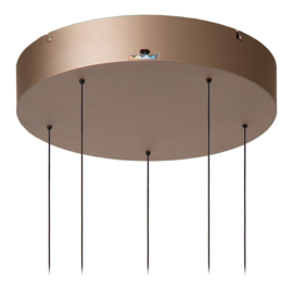 Lucide CORYFEE - Hanglamp - Ø 38 cm - LED Dimb. - CCT - 5x6W 2200K/3000K - Champagne kleur