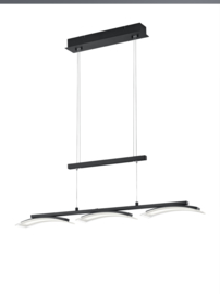Trio lighting hanglamp Ikaria led, zwart