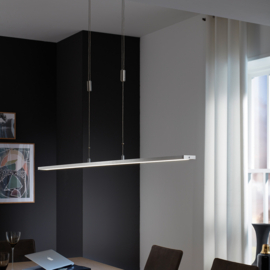 Fischer&honsel hanglamp Metz TW led, mat nikkel incl. pushdimmer