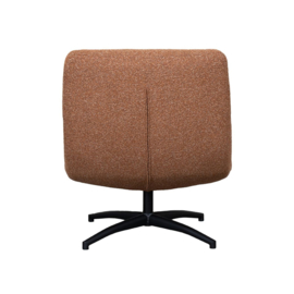 Label 51 fauteuil Calix, coral royal boucle