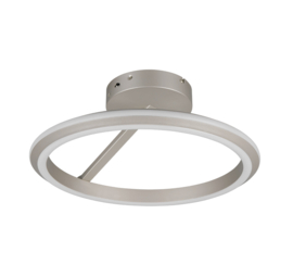 Trio-lighting plafondlamp Amador led, mat nikkel incl. switchdimmer