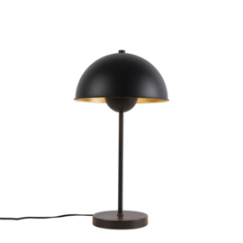 Tafellamp Magnax, zwart - goldleaf 51 cm hoog