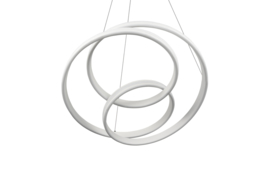 Trio lighting hanglamp Nuria led, mat wit met switch dimmer
