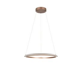 Trio lighting hanglamp Amador led, mat bruin 75 cm