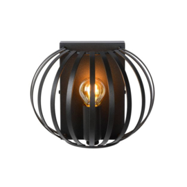 Lucide wandlamp Manuela, zwart