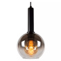 Lucide hanglamp Marius, 7-lichts rookglas
