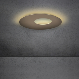 Escale plafondlamp Blade open led, brons 59 cm