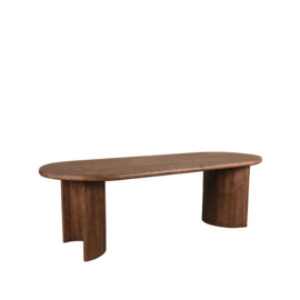 Label 51 Eettafel Varia, espresso mangohout 240 cm