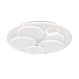 Fischer & Honsel plafondlamp Dots led, wit