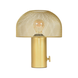 Label 51 tafellamp Fungo, goud