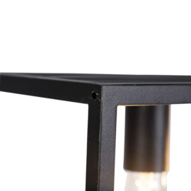 Qazqa hanglamp Cage, zwart