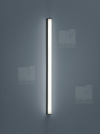 Helestra wandlamp Ponto led, zwart met acryl glas 120 cm IP44
