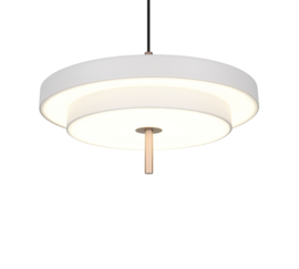Trio lighting hanglamp Keaton led, warm grijs 40 cm
