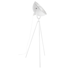 By Rydéns vloerlamp Captain mini , zand wit-zilver incl. led bron
