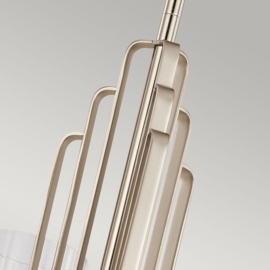 Hanglamp Kimrose, 3-lichts mat nikkel