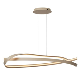 Lucide MENUET - Hanglamp - LED Dimb. - CCT - 1x46W 2200K/3000K - Taupe