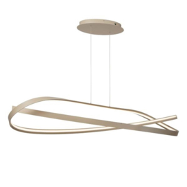 Lucide MENUET - Hanglamp - LED Dimb. - CCT - 1x58W 2200K/3000K - Taupe