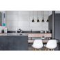 Lucide hanglamp Gipsy, 4-lichts zwart
