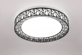 Trio lighting plafondlamp Cluster led, zwart incl. switch dimmer