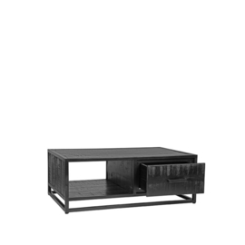 Label 51 Salontafel Chili, zwart mangohout