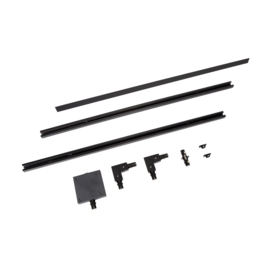 Lucide TRACK Starterset - 1-fase Railsysteem / Railverlichting - 2 meter - Zwart