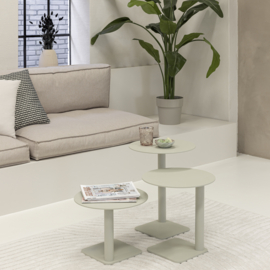 Spinder design Bijzettafel Sunny low, grey stone