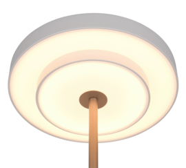 Trio-lighting tafellamp Keaton led, warm grijs