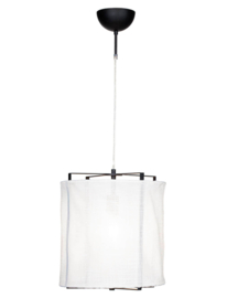 By Rydéns hanglamp Softy, zwart/wit 35 cm