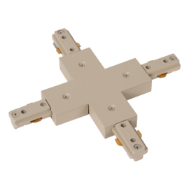 Lucide TRACK X-koppelstuk - 1-fase Railsysteem / Railverlichting - taupe
