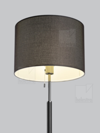Helestra vloerlamp Oppo, zwart
