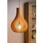 Lucide hanglamp Bodo, licht hout