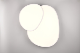 Trio lighting plafondlamp Rise led, wit incl. afstandsbediening