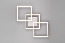 Trio lighting plafondlamp Trail led, titaan
